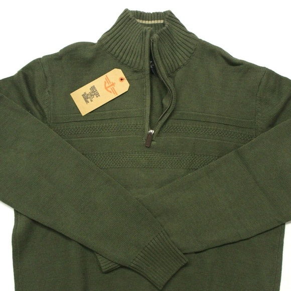 Dockers 1/4 Zip Mock Neck Sweater (82076Z-8352) - Picture 2 of 3